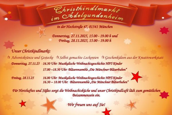Safe the Date - Wir laden euch zu unserem Christkindlmarkt ein! 